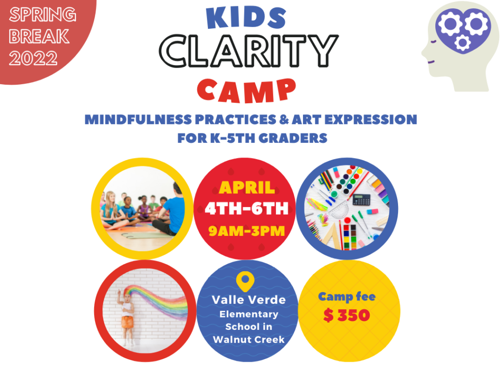 Kids Clarity Spring Camp 2022 at Valle Verde Elementary School in Walnut Creek, California